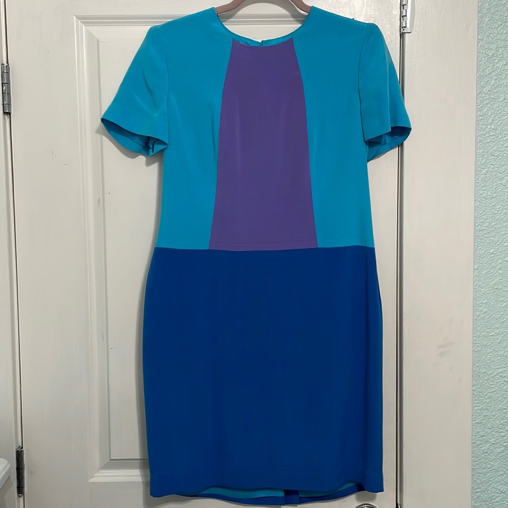 Talbots petite ladies pure silk dress